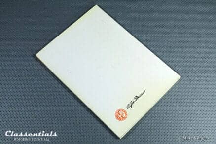 Vintage Original Alfa Romeo Giulia TI User Manual, 10/1966 - German Language