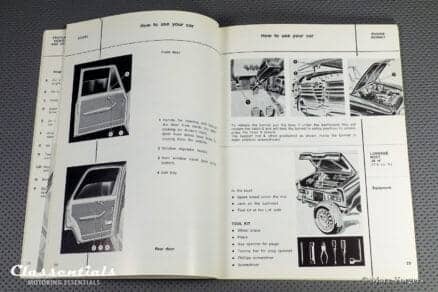 Vintage Original Alfa Romeo Giulia 1300 TI User Manual, 9/1967 - English Language