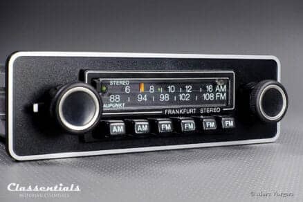 Blaupunkt Frankfurt STEREO US "FCC-Data" 18 Watt 1978 HIGH-END Vintage Original Classic Car Auto Radio for ALL Cars 1975 - 1982, INCLUDING Classentials Deluxe Stereo Bluetooth Module