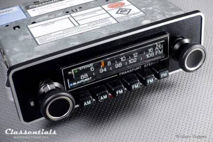 Blaupunkt Frankfurt STEREO US "FCC-Data" 18 Watt 1978 HIGH-END Vintage Original Classic Car Auto Radio for ALL Cars 1975 - 1982, INCLUDING Classentials Deluxe Stereo Bluetooth Module