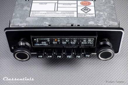 Blaupunkt Frankfurt STEREO US "FCC-Data" 18 Watt 1978 HIGH-END Vintage Original Classic Car Auto Radio for ALL Cars 1975 - 1982, INCLUDING Classentials Deluxe Stereo Bluetooth Module