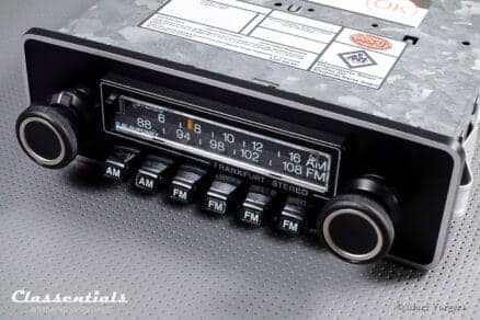 Blaupunkt Frankfurt STEREO US "FCC-Data" 18 Watt 1978 HIGH-END Vintage Original Classic Car Auto Radio for ALL Cars 1975 - 1982, INCLUDING Classentials Deluxe Stereo Bluetooth Module