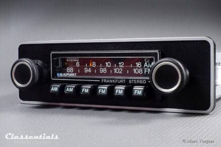 Blaupunkt Frankfurt STEREO US "FCC-Data" 18 Watt 1978 HIGH-END Vintage Original Classic Car Auto Radio for ALL Cars 1975 - 1982, INCLUDING Classentials Deluxe Stereo Bluetooth Module