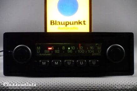 Blaupunkt Münster STEREO 1975 Vintage Auto Radio for Porsche 911 / 930 G-Series Cars 1975 - 1978, Including Classentials Deluxe Bluetooth module