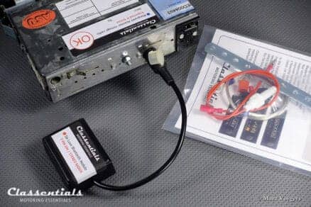 Blaupunkt Münster STEREO 1975 Vintage Auto Radio for Porsche 911 / 930 G-Series Cars 1975 - 1978, Including Classentials Deluxe Bluetooth module