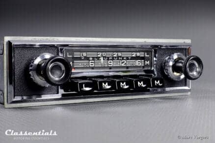 Blaupunkt Hamburg X 1966 Vintage Original lassic Car Auto Radio for Mercedes-Benz 190 C, 230 SL, W108, W110, W123 Including Classentials Bluetooth Module