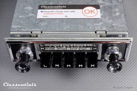 Blaupunkt Hamburg X 1966 Vintage Original lassic Car Auto Radio for Mercedes-Benz 190 C, 230 SL, W108, W110, W123 Including Classentials Bluetooth Module