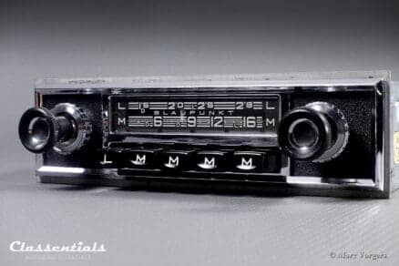 Blaupunkt Hamburg X 1966 Vintage Original lassic Car Auto Radio for Mercedes-Benz 190 C, 230 SL, W108, W110, W123 Including Classentials Bluetooth Module