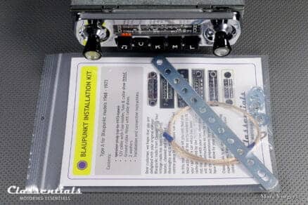 Blaupunkt Essen Y 1967 Vintage Original Auto Radio for Alfa Romeo, Ford, Fiat, Triumph and Other Classic Cars of the Period 1958 - 1968, MP3 and Bluetooth Ready