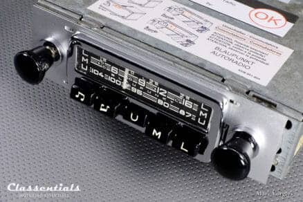 Blaupunkt Essen Y 1967 Vintage Original Auto Radio for VW Volkswagen BUS Split Window 1949 - 1967, MP3 and Bluetooth Ready Classentials