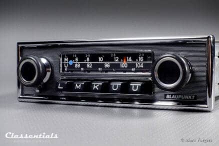 Blaupunkt Frankfurt 1972 High-End Vintage Original Auto Radio for Mercedes-Benz 1968 – 1975 and Other Exclusive Cars of the Period, Including Classentials Deluxe Bluetooth Module