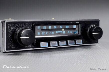 AUTOVOX RB277A Vintage Original 1970s Classic Car Auto Radio for Alfa Romeo, Fiat, Lancia, and Other Italian Cars, Including Classentials Deluxe Bluetooth module!