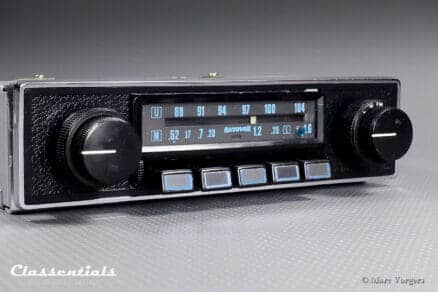 AUTOVOX RB277A Vintage Original 1970s Classic Car Auto Radio for Alfa Romeo, Fiat, Lancia, and Other Italian Cars, Including Classentials Deluxe Bluetooth module!