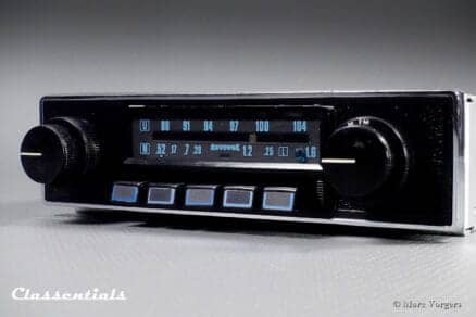 AUTOVOX RB277A Vintage Original 1970s Classic Car Auto Radio for Alfa Romeo, Fiat, Lancia, and Other Italian Cars, Including Classentials Deluxe Bluetooth module!