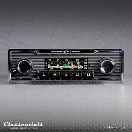 Becker EUROPA LMKU 1970 Vintage Original High-End Classic Car Auto Radio, Mercedes-Benz W123 W111 W112 W110 and Other Exclusive Cars 1968 - 1978, Including Classentials Deluxe Bluetooth Module