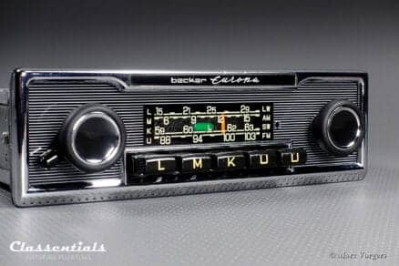 Becker EUROPA LMKU 1970 Vintage Original High-End Classic Car Auto Radio, Mercedes-Benz W123 W111 W112 W110 and Other Exclusive Cars 1968 - 1978, Including Classentials Deluxe Bluetooth Module