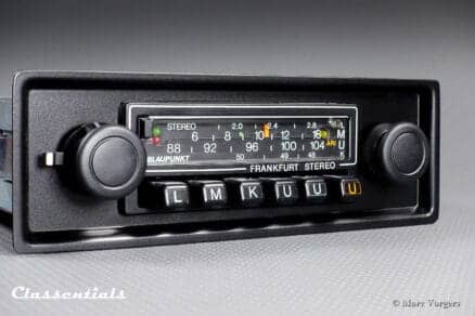 Blaupunkt Frankfurt STEREO Super Arimat 18 Watt 1978 HIGH-END Vintage Original Auto Radio for PORSCHE 911 / 930 G-Series, Including Classentials Deluxe Stereo Bluetooth Module