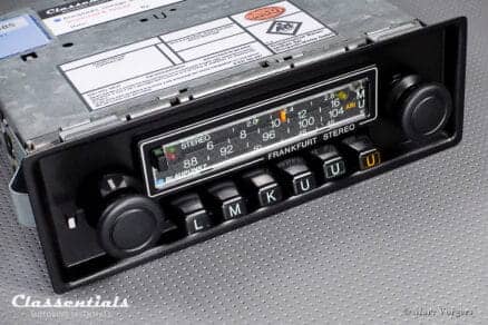 Blaupunkt Frankfurt STEREO Super Arimat 18 Watt 1978 HIGH-END Vintage Original Auto Radio for PORSCHE 911 / 930 G-Series, Including Classentials Deluxe Stereo Bluetooth Module