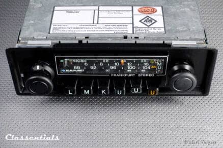 Blaupunkt Frankfurt STEREO Super Arimat 18 Watt 1978 HIGH-END Vintage Original Auto Radio for PORSCHE 911 / 930 G-Series, Including Classentials Deluxe Stereo Bluetooth Module