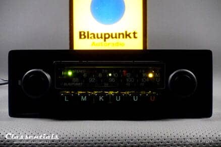 Blaupunkt Frankfurt STEREO Super Arimat 18 Watt 1978 HIGH-END Vintage Original Auto Radio for PORSCHE 911 / 930 G-Series, Including Classentials Deluxe Stereo Bluetooth Module