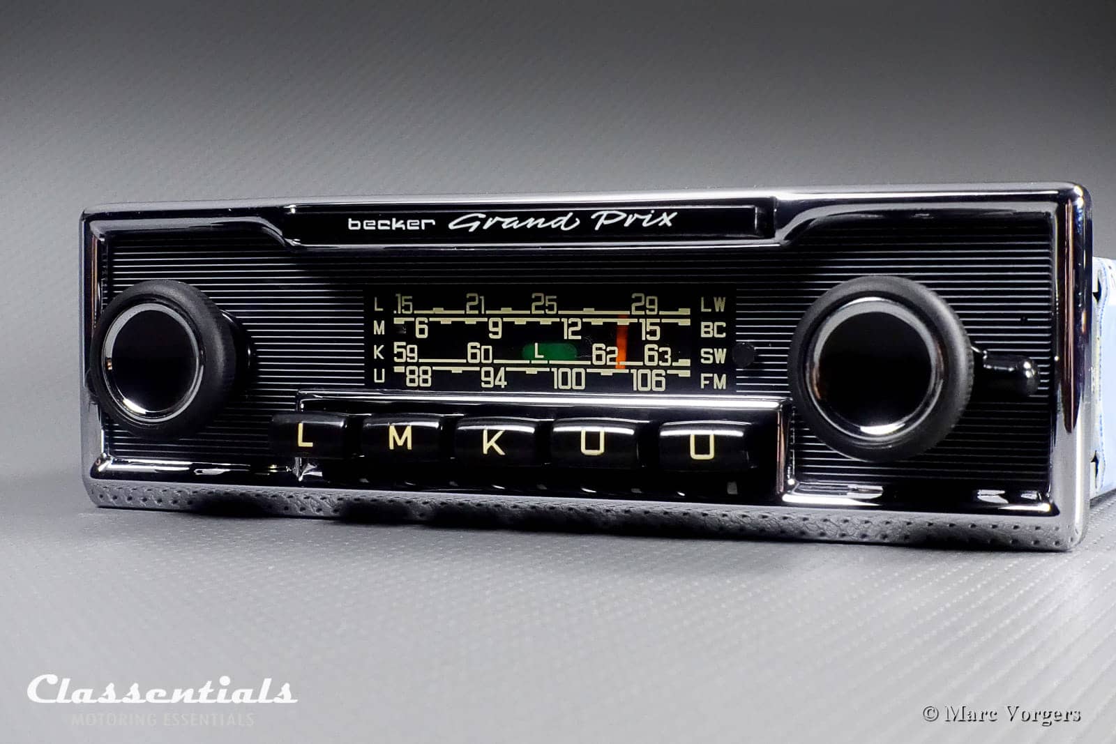 SOLD to Finland: Becker GRAND PRIX 1970 Vintage Original TOP-END 108 Mhz  Classic Car Auto Radio, Mercedes-Benz and Other Exclusive Cars 1968 -1978.  Including Original Manuals and Classentials Deluxe Bluetooth Module! -  Classentials