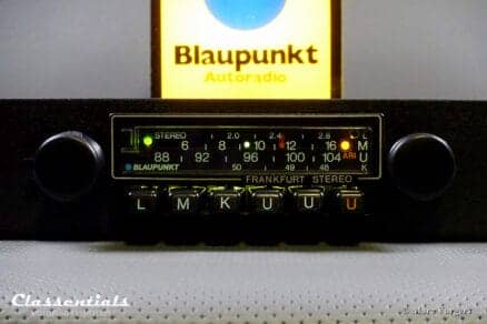 Blaupunkt Frankfurt STEREO Super Arimat 18 Watt 1978 HIGH-END Vintage Original Classic Car Auto Radio for Alfa Romeo Alfetta 2000 and Giulietta 1600, Including Classentials Deluxe Stereo Bluetooth Module