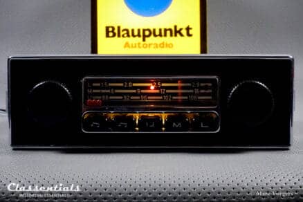 Blaupunkt Emden E 108 Mhz, Vintage Original Classic Car Auto Radio for VW Beetle and Karmann Ghia with Metal Dashboard 1969 – 1973, MP3 and Bluetooth Ready Classentials