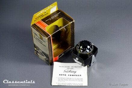 Vintage Original late 1960s / early 1970s Airguide Sebring Auto Compass Model 1601 BRAND NEW in Box!