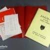 RARE Vintage Original 1960s Jaguar 3.4 Litre MK 2 Model Operating, Maintenance, and Service Handbook - With Cover and Maintenance Chart!