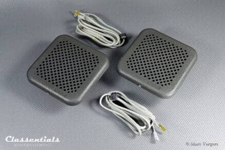 Vintage Original 1970s VOXSON Stereo Auto Speakers, 15 Watt, 4 Ohm - BRAND NEW