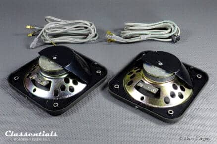 Vintage Original 1970s VOXSON Stereo Auto Speakers, 15 Watt, 4 Ohm - BRAND NEW