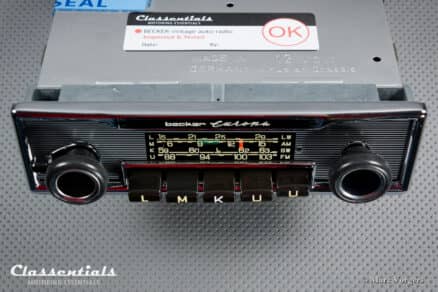 SOLD to Belgium: BECKER EUROPA LMKU 1970s Vintage Original High-End Classic Car Auto Radio, Mercedes-Benz and Other Exclusive Cars 1968 -1978 Including Classentials Deluxe Bluetooth Module! - Image 4