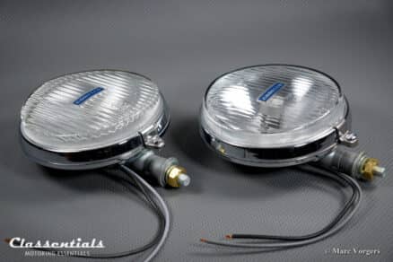 SOLD to Portugal: CARELLO PF140 / PA140 Vintage Original Fog / Spot Lamp 'Continental Set' with Covers, Alfa Romeo, Fiat, Lancia and Others - NEW IN BOX! - Image 4