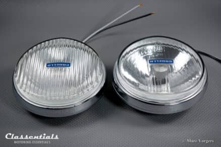 SOLD to Portugal: CARELLO PF140 / PA140 Vintage Original Fog / Spot Lamp 'Continental Set' with Covers, Alfa Romeo, Fiat, Lancia and Others - NEW IN BOX! - Image 5