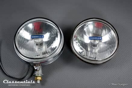 SOLD to Portugal: CARELLO PF140 / PA140 Vintage Original Fog / Spot Lamp 'Continental Set' with Covers, Alfa Romeo, Fiat, Lancia and Others - NEW IN BOX! - Image 10