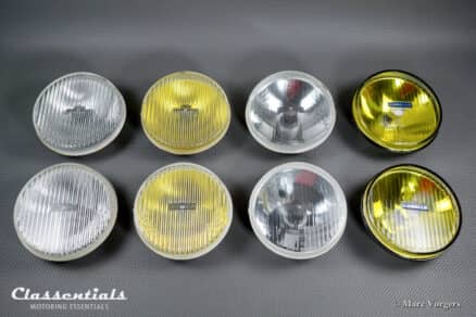 SOLD to Portugal: CARELLO PF140 / PA140 Vintage Original Fog / Spot Lamp 'Continental Set' with Covers, Alfa Romeo, Fiat, Lancia and Others - NEW IN BOX! - Image 12
