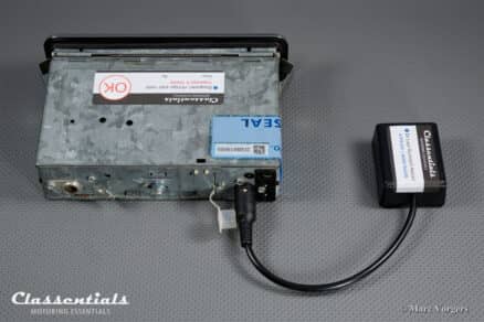 SOLD to Belgium: BLAUPUNKT EMDEN B, 1972 Vintage Original Classic Car Auto Radio for VW BEETLE With Metal Dashboard 1968 – 1973, Including Classentials Deluxe Bluetooth Module! - Image 9