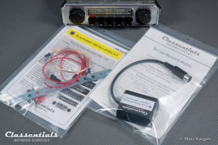 SOLD to Belgium: BLAUPUNKT EMDEN B, 1972 Vintage Original Classic Car Auto Radio for VW BEETLE With Metal Dashboard 1968 – 1973, Including Classentials Deluxe Bluetooth Module! - Image 10