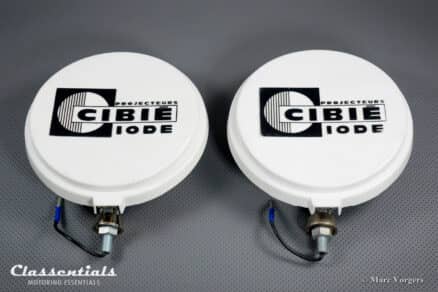 SOLD to the United States: CIBIÉ 45 IODE 7-Inch Vintage Original Early 1970s Stainless-Steel Amber / Yellow Long-Range Spot- Driving- Rally- Lamps Including Original Covers - New Old Stock! - Image 6