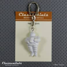 Vintage Original 1950s - 1960s MICHELIN Bibendum Keyring for Classic Cars