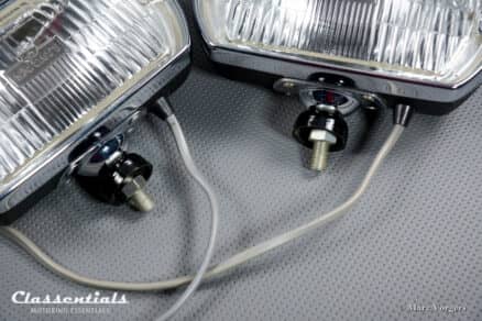 SOLD to Austria: LUCAS FT8 "SQUARE-8" Vintage Original, Never Installed 1960s - 1970s Wide-Beam Fog / Cornering-Lamps - Aston Martin, Jaguar, Jensen, Rover, Triumph - Image 6