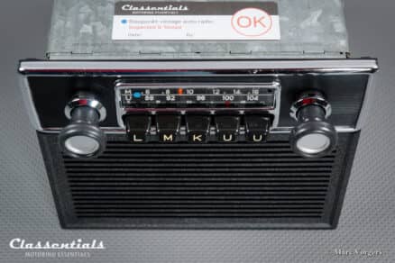 SOLD to the United States: Blaupunkt Frankfurt 1972 Vintage Original High-End Classic Car Auto Radio for BMW 02-Series E10 Sedan / Touring / Ti / Tii / Baur Models 1966 - 1974 with Console Front, Speaker AND Classentials Deluxe Bluetooth Module! - Image 4