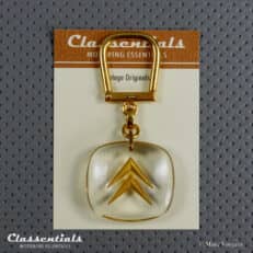 Vintage Original 1950s - 1960s Bourbon Citroën Keyring - DS / SM - in Brand New MINT Condition!