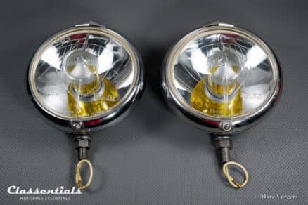 SOLD to Japan: S.E.V. MARCHAL 'Fantastic' 662 / 762 Vintage Original 1960s Long-Range Spot- / Driving Lamp Set 170mm, Halogen H1, For Alfa Romeo, Aston Martin, Delage, Ferrari, Facel Vega and Others - VERY GOOD! - Image 3