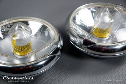 SOLD to Japan: S.E.V. MARCHAL 'Fantastic' 662 / 762 Vintage Original 1960s Long-Range Spot- / Driving Lamp Set 170mm, Halogen H1, For Alfa Romeo, Aston Martin, Delage, Ferrari, Facel Vega and Others - VERY GOOD! - Image 4
