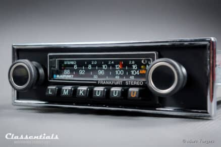 SOLD to Italy: BLAUPUNKT FRANKFURT STEREO SUPER ARIMAT 18 Watt 1978 HIGH-END Classic Car Auto Radio With 1-DIN Front for All Luxury Cars 1975 - 1985. Including Classentials Deluxe Stereo Bluetooth Module! - Image 6