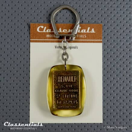 Very Rare Vintage Original 1950s - 1960s Bourbon RENAULT Dealer Key Ring - EXCELLENT - Collectors Item - Image 3