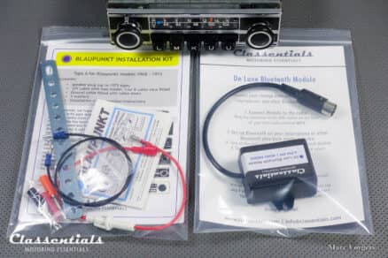 SOLD to the United States: BLAUPUNKT FRANKFURT 1970s Vintage Original High-End Auto Radio for Alfa Romeo GT / GTV, BMW, Lancia & Others 1970 - 1976 INCLUDING Classentials Deluxe BLUETOOTH Module - Image 2