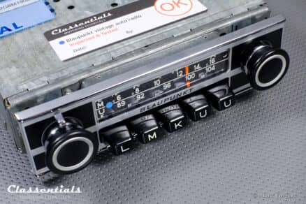 SOLD to the United States: BLAUPUNKT FRANKFURT 1970s Vintage Original High-End Auto Radio for Alfa Romeo GT / GTV, BMW, Lancia & Others 1970 - 1976 INCLUDING Classentials Deluxe BLUETOOTH Module - Image 5