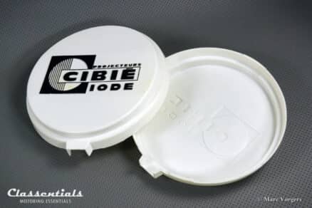 SOLD to the United States: CIBIÉ 45 IODE 7-Inch Vintage Original Early 1970s Stainless-Steel Amber / Yellow Fog- Cornering- Rally- Lamps Including Original Covers - Image 11